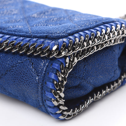 Stella McCartney Shaggy Deer Quilted Falabella Crossbody Bag Blue 9 of 9