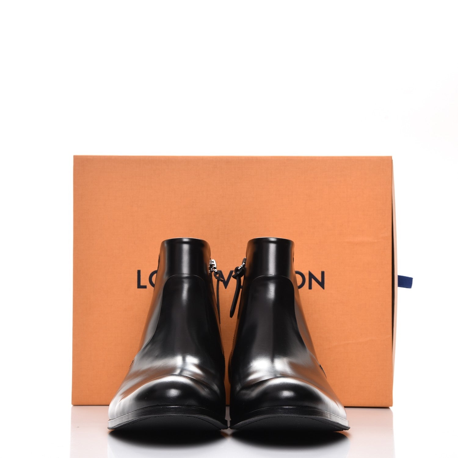 Louis Vuitton Calfskin Chelsea Ankle Boots 12 Black 9 of 9