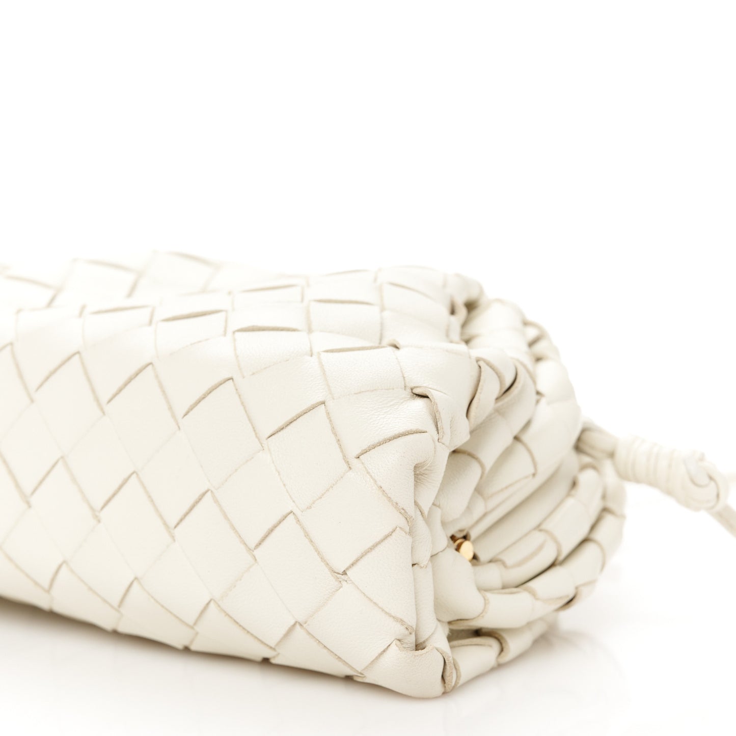 Nappa Intrecciato The Mini Pouch Chalk