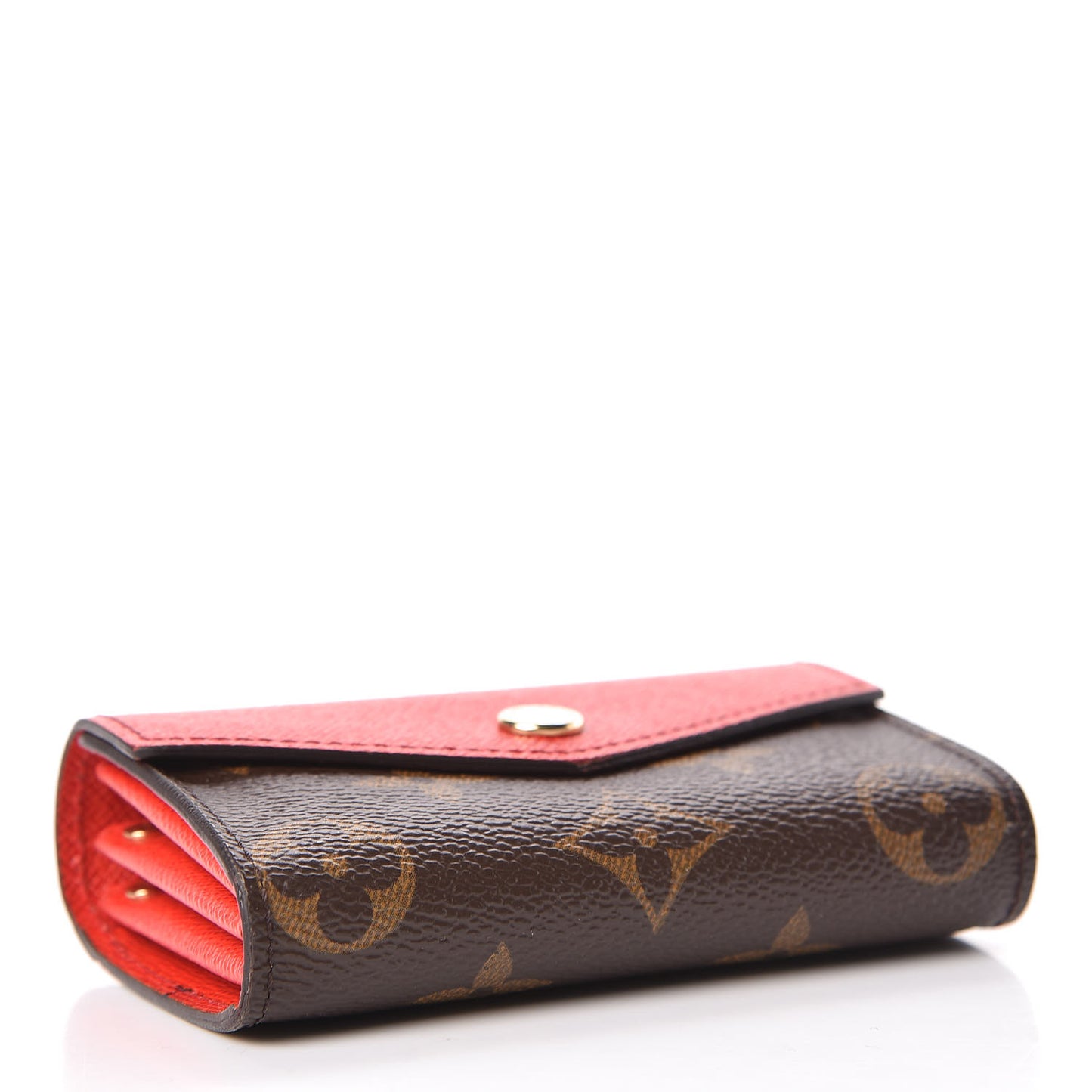 Monogram Sarah Multicartes Coquelicot