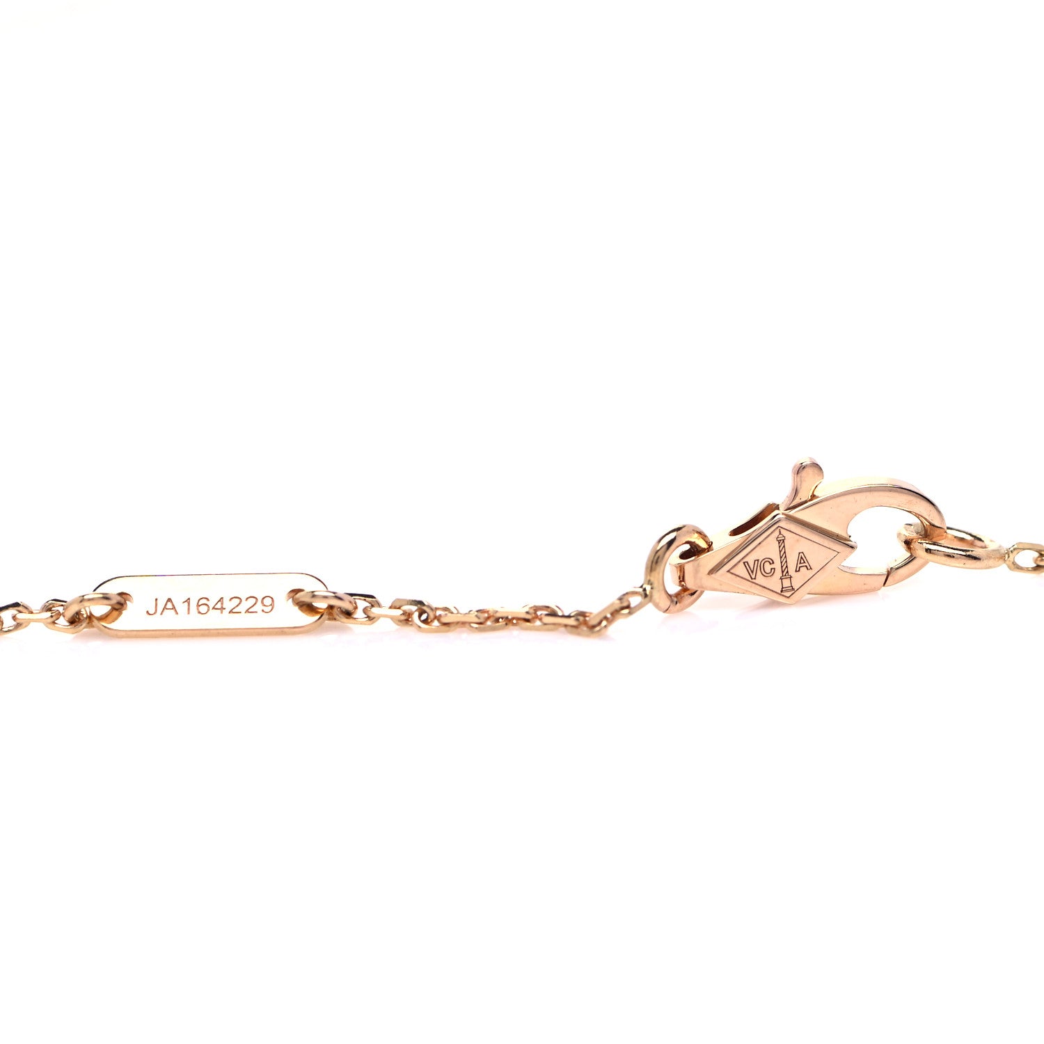 Van Cleef & Arpels 18K Rose Gold Sweet Alhambra Pendant Necklace 4 of 6