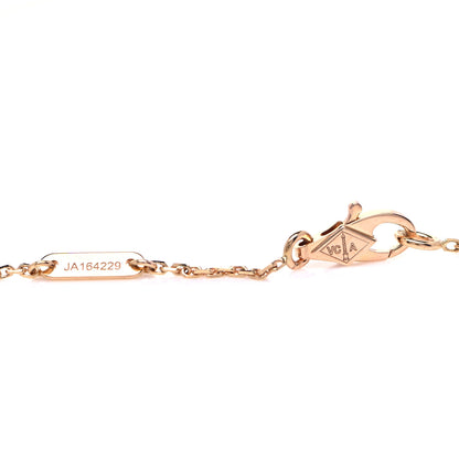 Van Cleef & Arpels 18K Rose Gold Sweet Alhambra Pendant Necklace 4 of 6