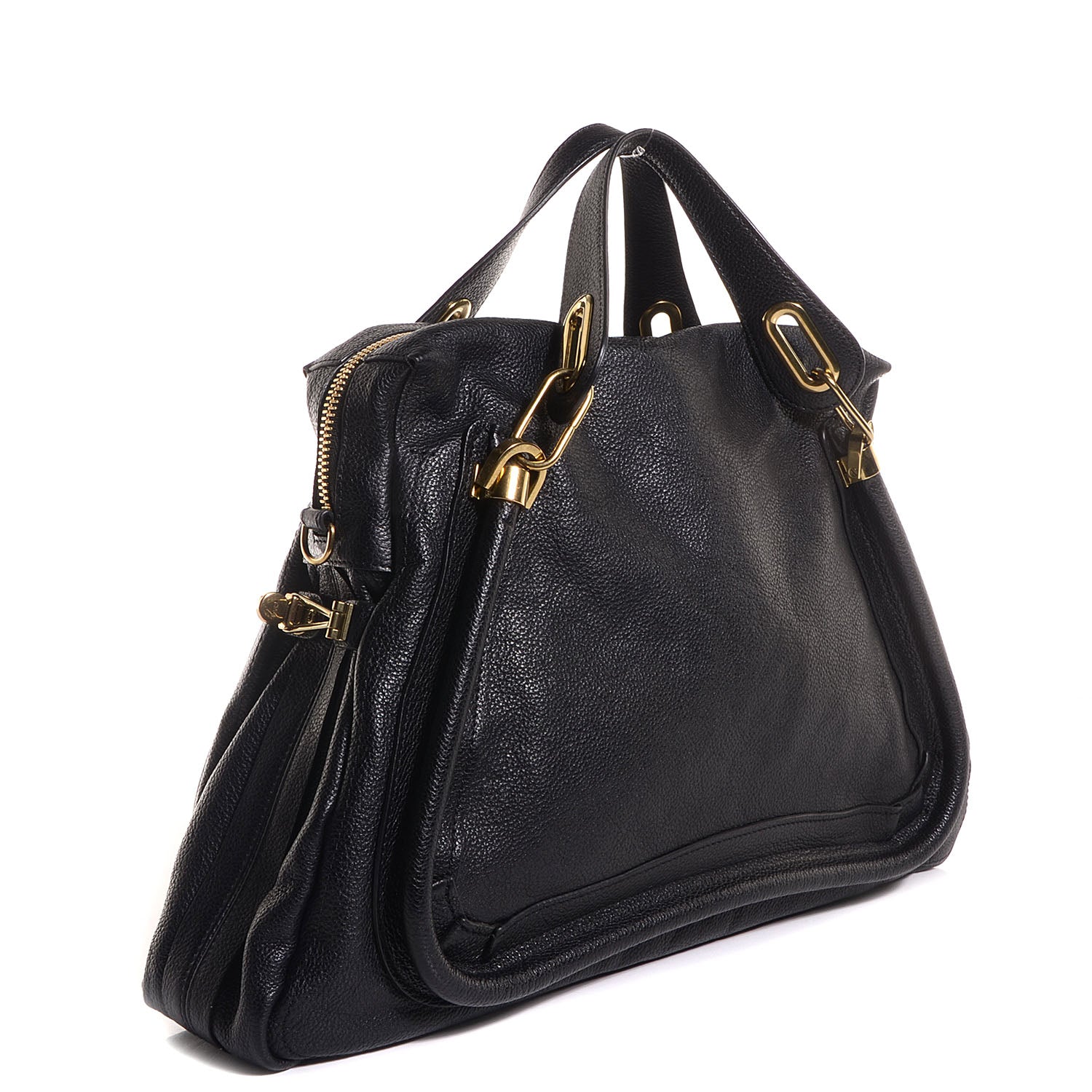 Chloe Calfskin Large Paraty Black 3 of 11