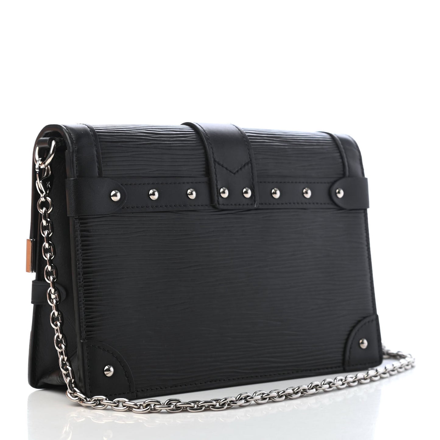Epi Trunk Chain Wallet Black