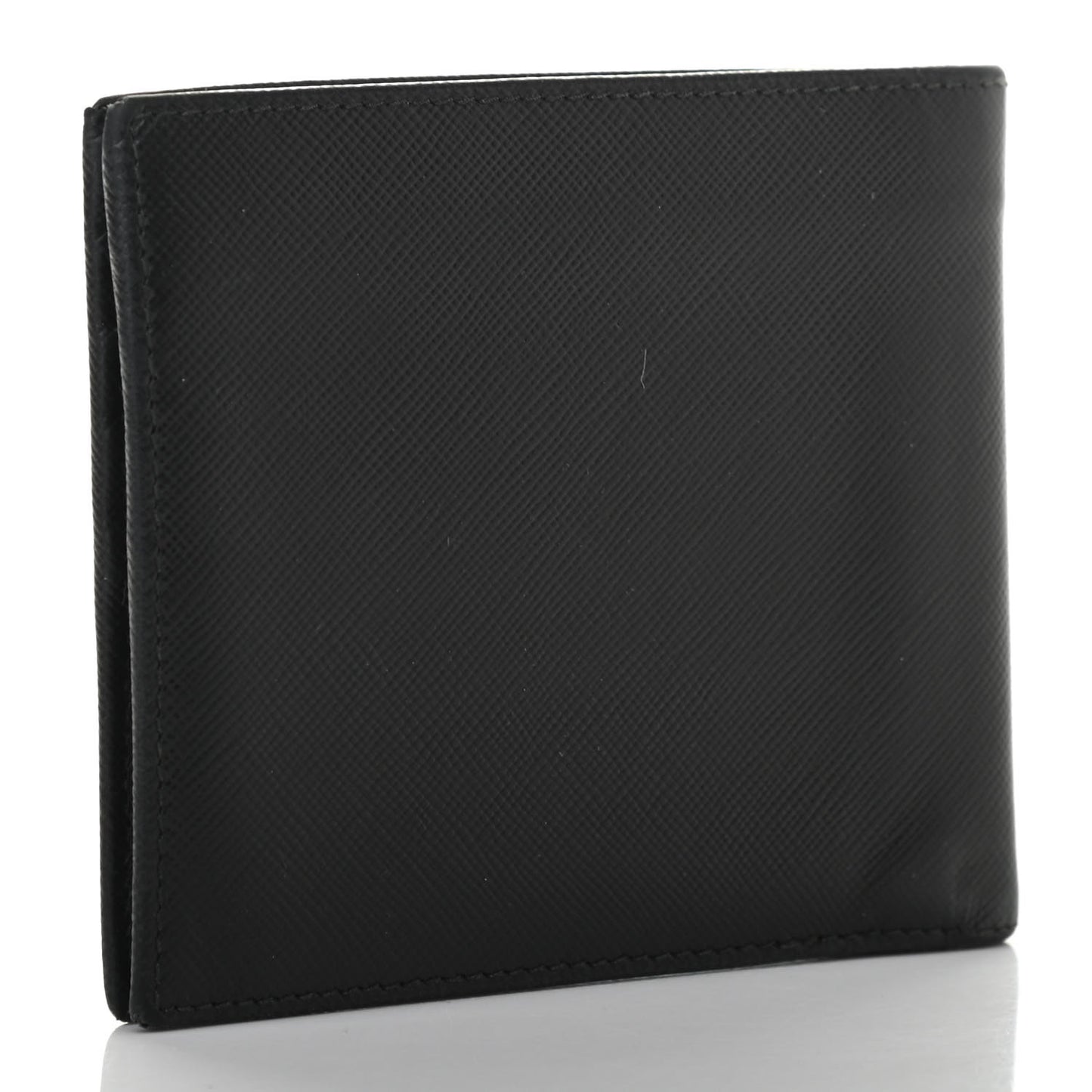 Saffiano Bi-Fold Wallet Black