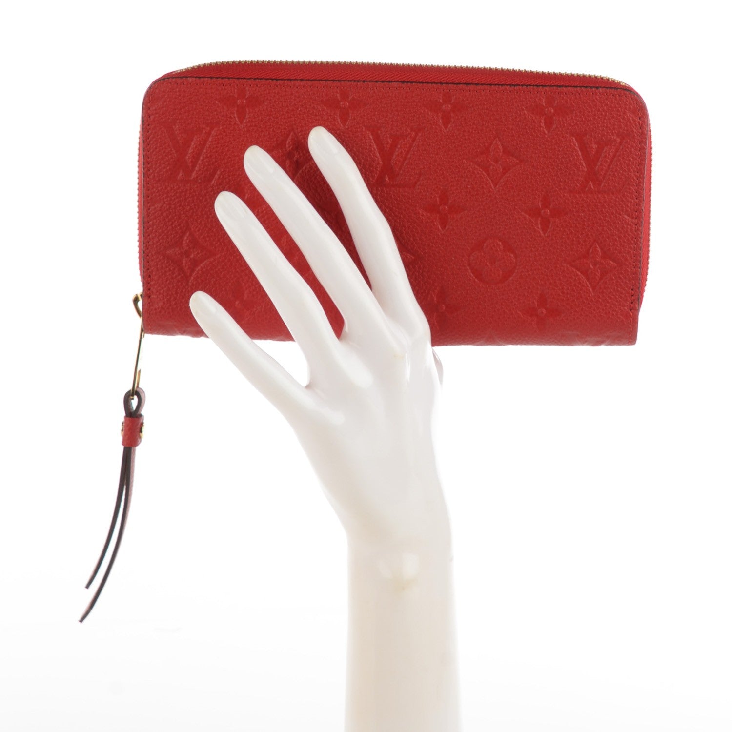 Louis Vuitton Empreinte Zippy Wallet Cherry 2 of 7