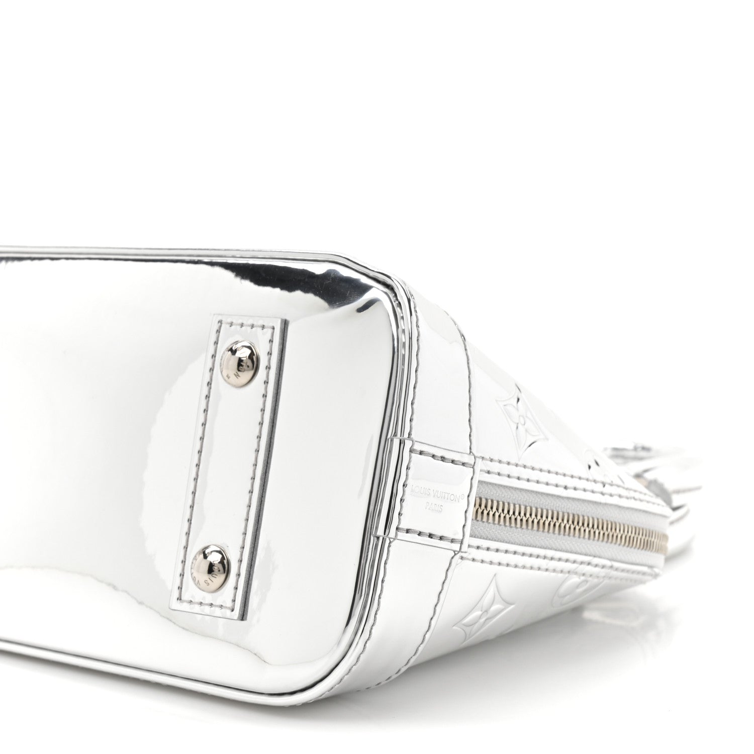 Louis Vuitton Monogram Miroir Alma BB Silver 8 of 9