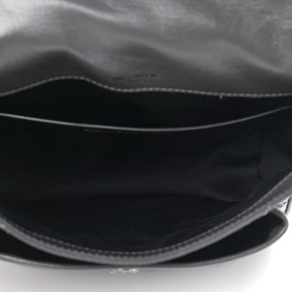Saint Laurent Crinkled Calfskin Matelasse Monogram Baby Niki Chain Satchel Storm 5 of 13