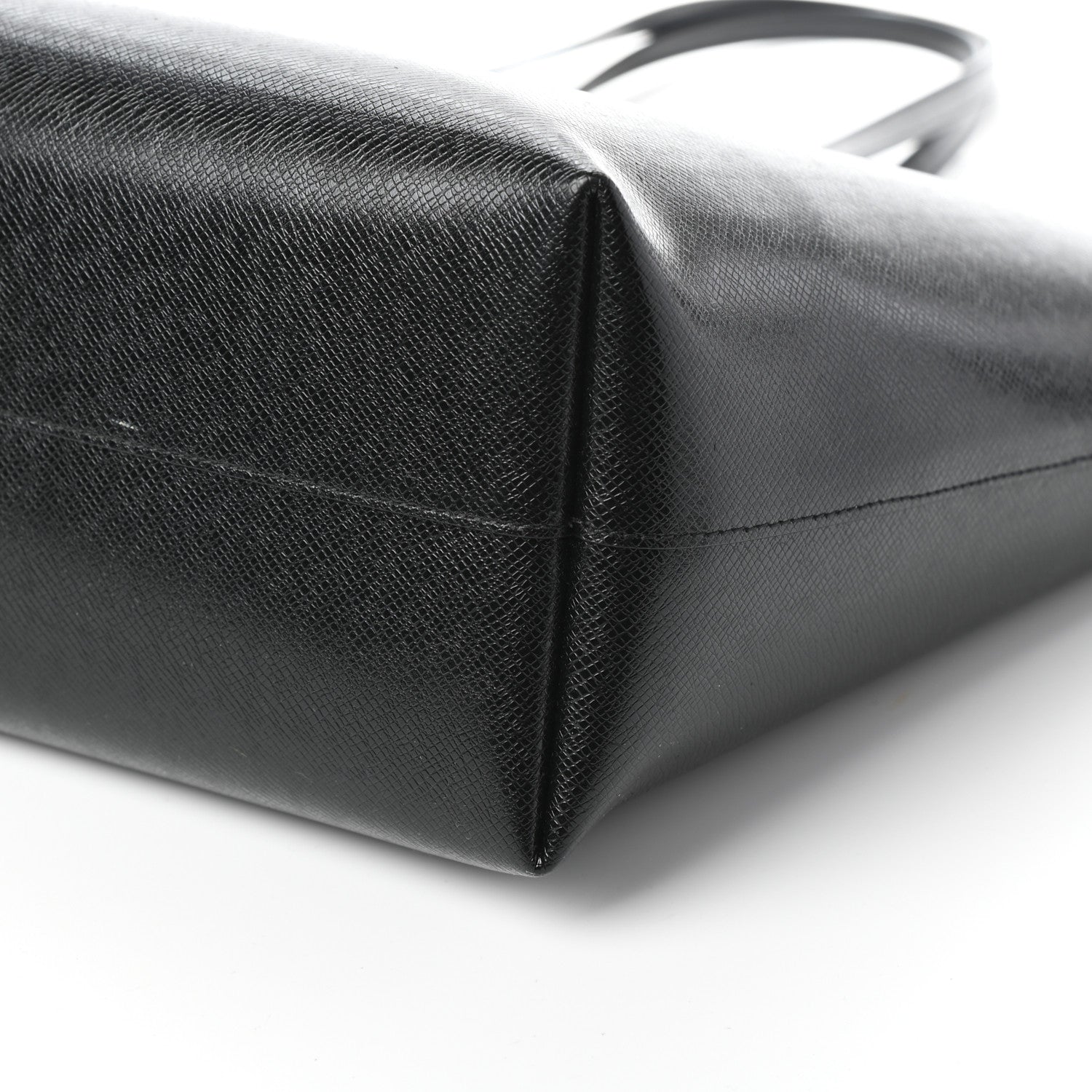 Saint Laurent Calfskin Large Shopping Tote Black 9 of 9