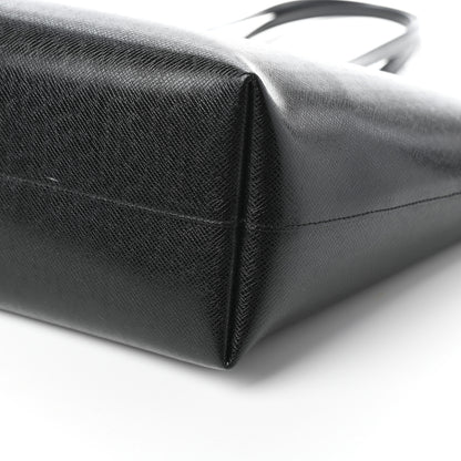 Saint Laurent Calfskin Large Shopping Tote Black 9 of 9