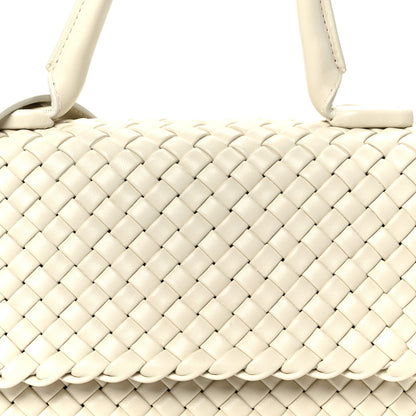 Bottega Veneta Nappa Intrecciato Patti Top Handle Bag Sea Salt 8 of 10