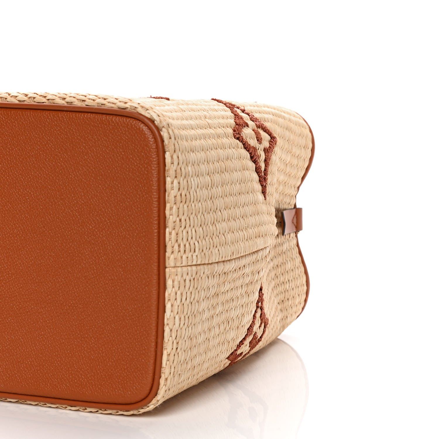 Louis Vuitton Raffia Calfskin Monogram Neonoe MM Tan 6 of 8