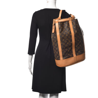 Louis Vuitton Monogram Randonnee GM Backpack 2 of 9