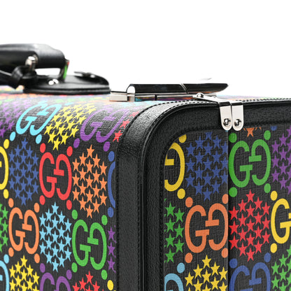 Gucci GG Supreme Monogram Psychedelic Extra Large Savoy Suitcase Black Multicolor 12 of 14