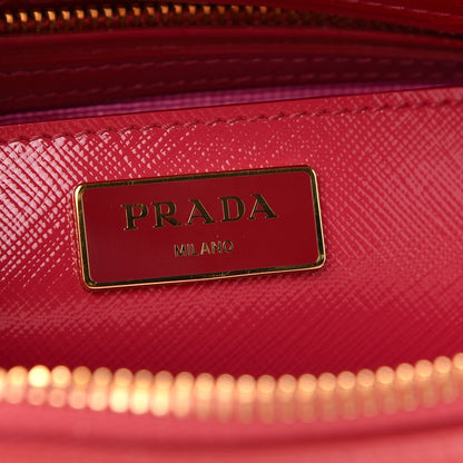 Prada Saffiano Lux Medium Promenade Tote Peonia 6 of 8