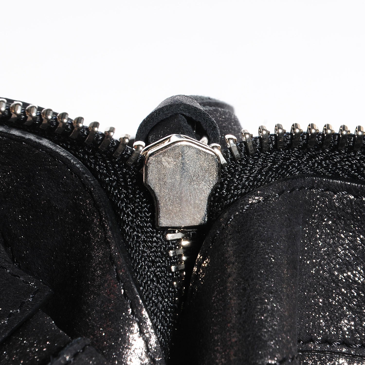 Balenciaga Metallic Calfskin Milkyway Ligne Papier Messenger Black 9 of 10