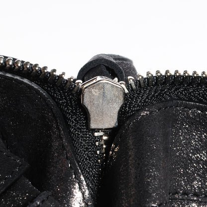 Balenciaga Metallic Calfskin Milkyway Ligne Papier Messenger Black 9 of 10
