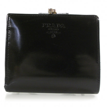 Prada Spazzolato French Wallet Black 1 of 8