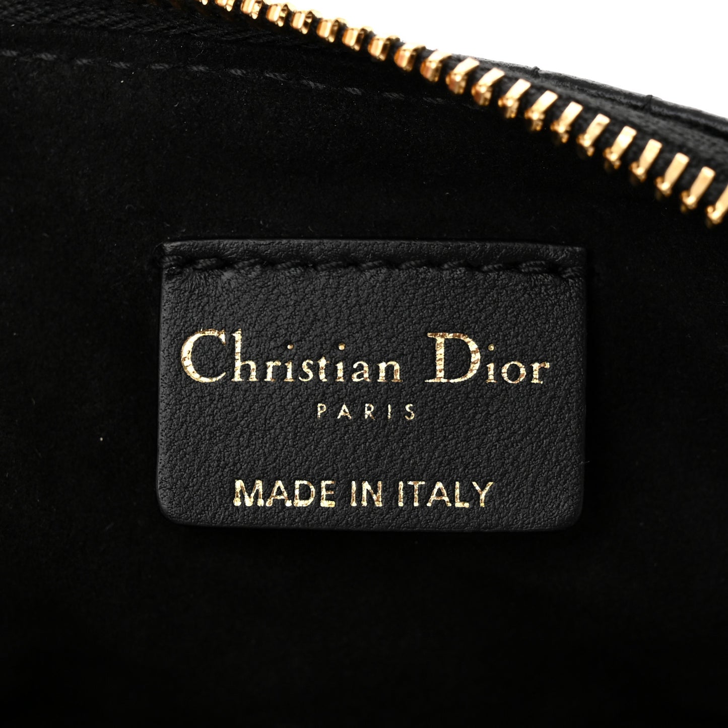 New Line Lambskin Cannage Dior Club Bag Black