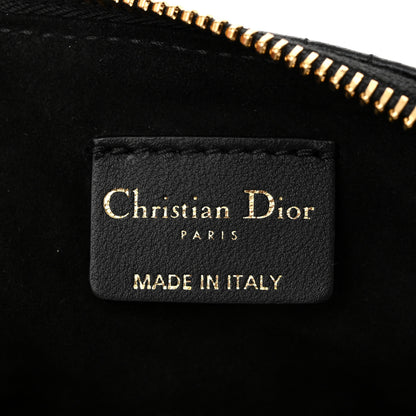 Christian Dior New Line Lambskin Cannage Dior Club Bag Black 6 of 10