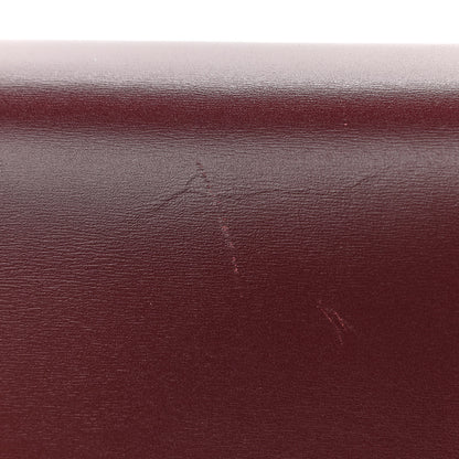 Celine Box Calfskin Medium Classic Box Flap Bag Burgundy 12 of 16