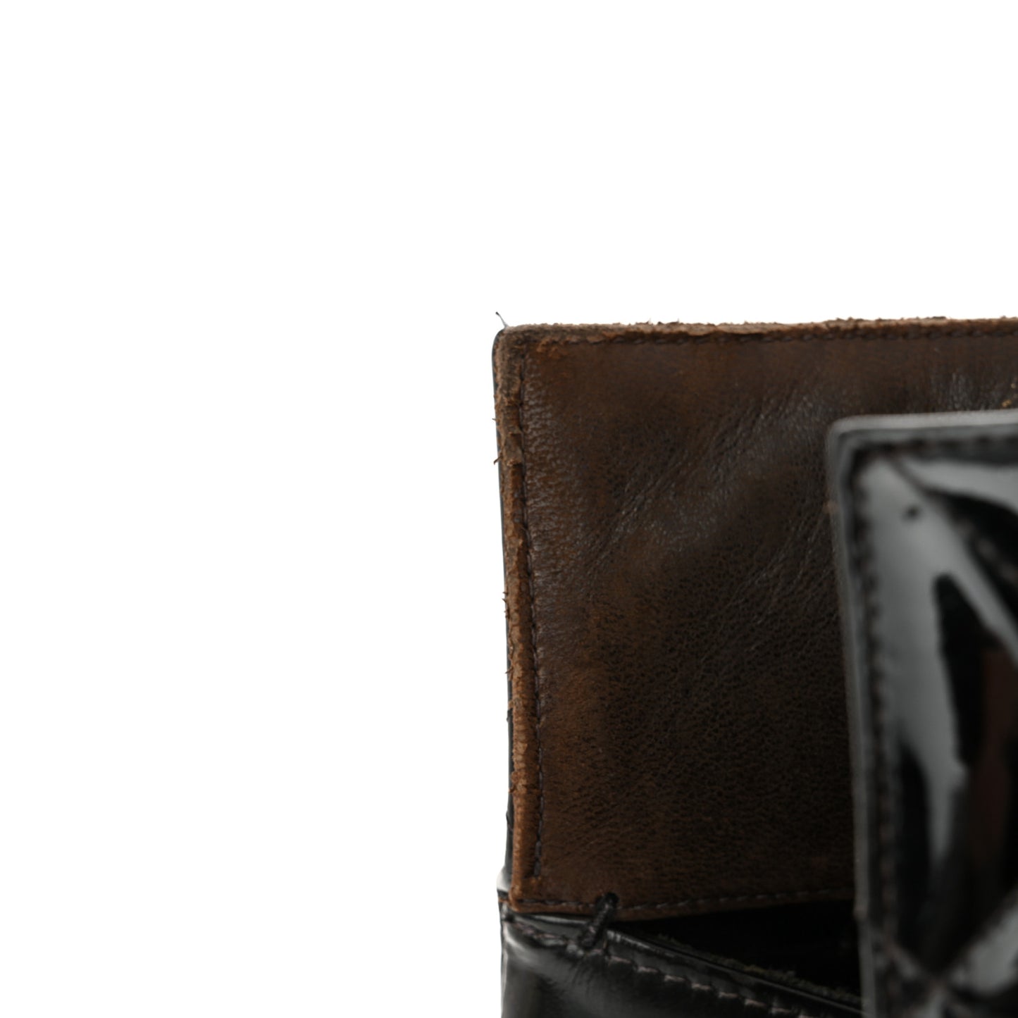 Patent Quilted Grand Shopping Tote GST Black