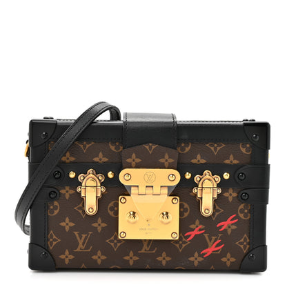 Louis Vuitton Monogram Petite Malle Black 1 of 10