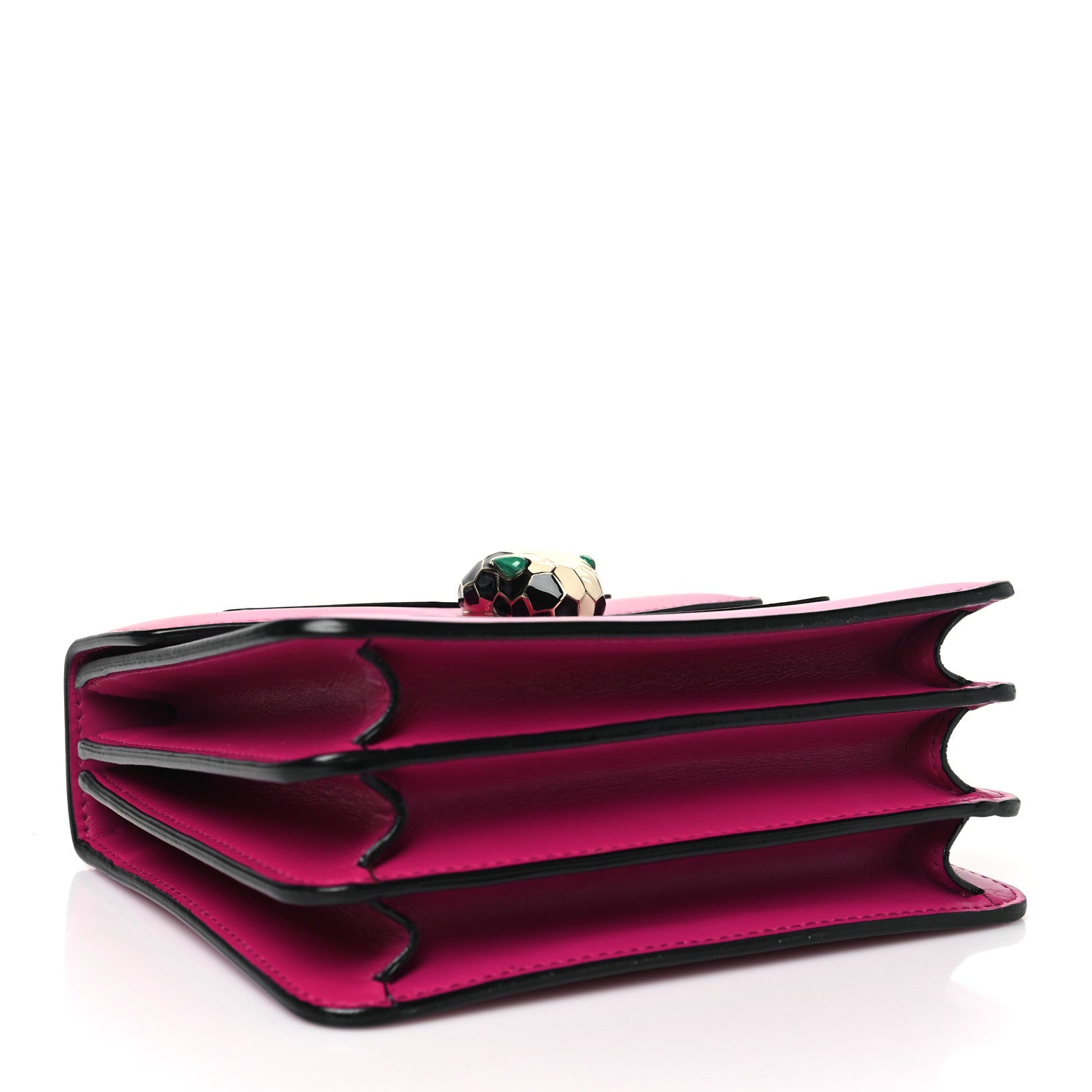 Bulgari Calfskin Serpenti Forever Top Handle Pink 5 of 10