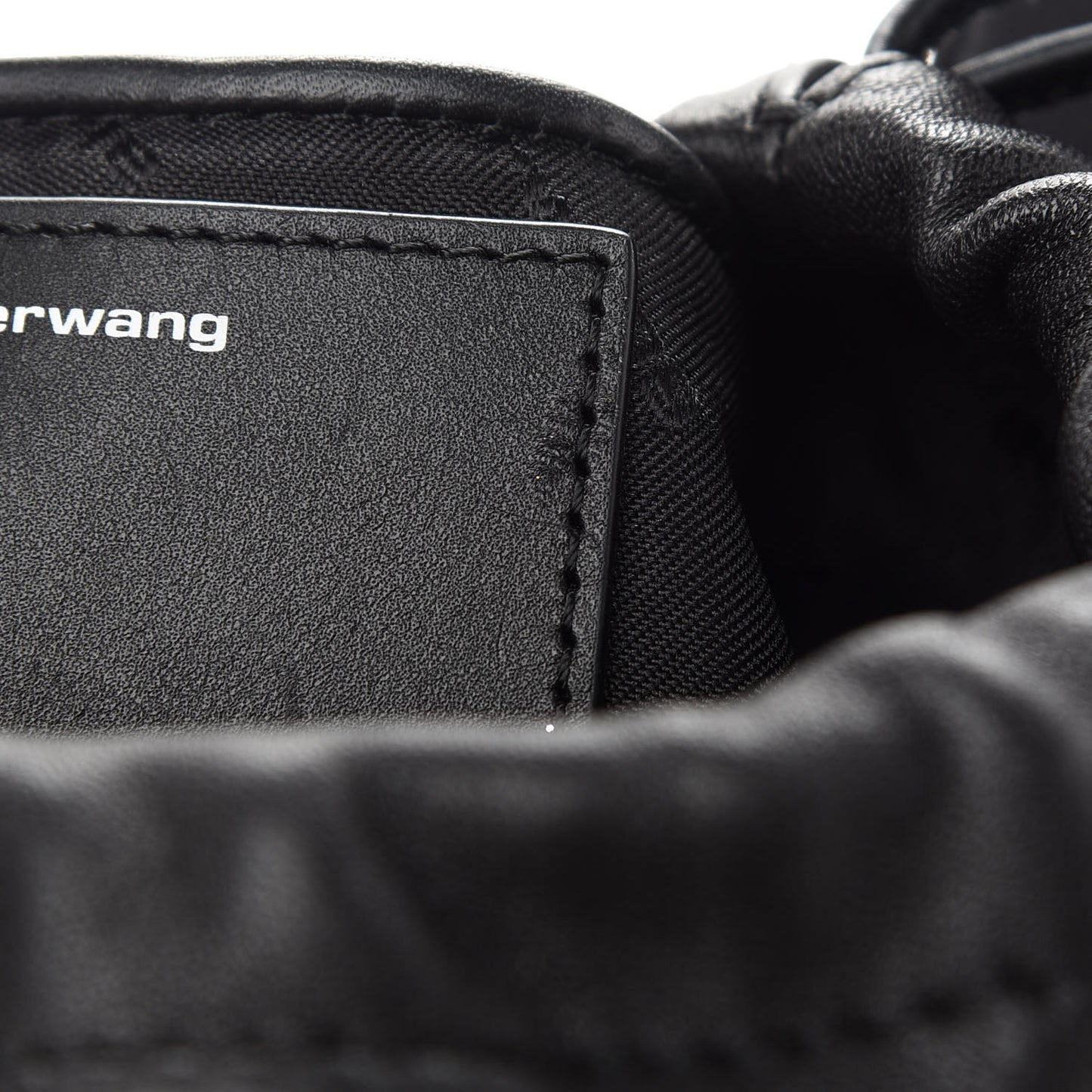 Lambskin Nylon Small Ryan Bag Black