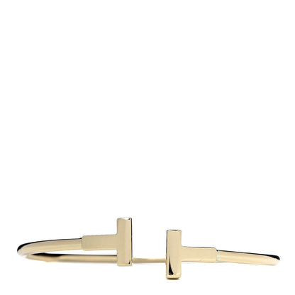 Tiffany 18K Yellow Gold T Wire Bracelet 1 of 5