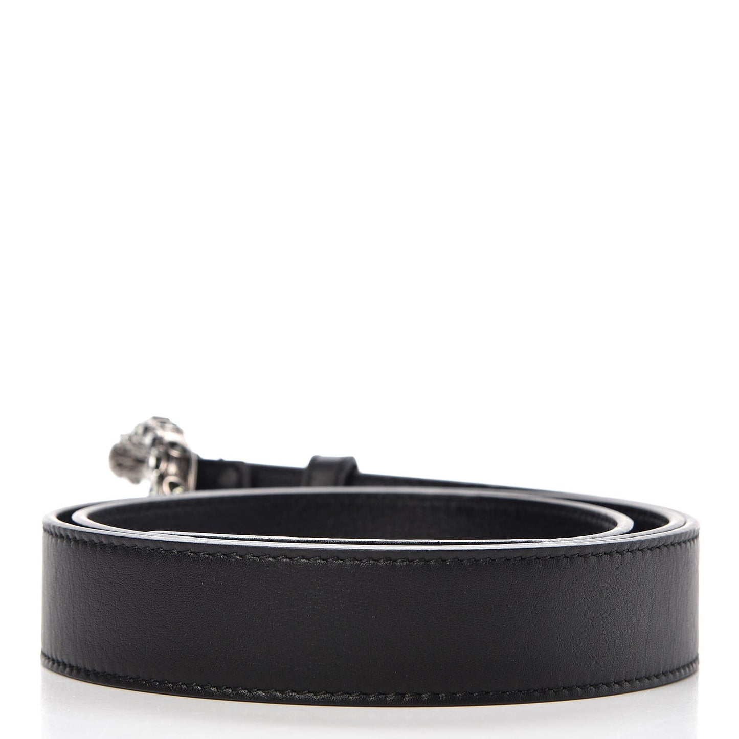 Moon Calfskin Crystal Dionysus 30mm Belt 95 38 Black Black Diamond