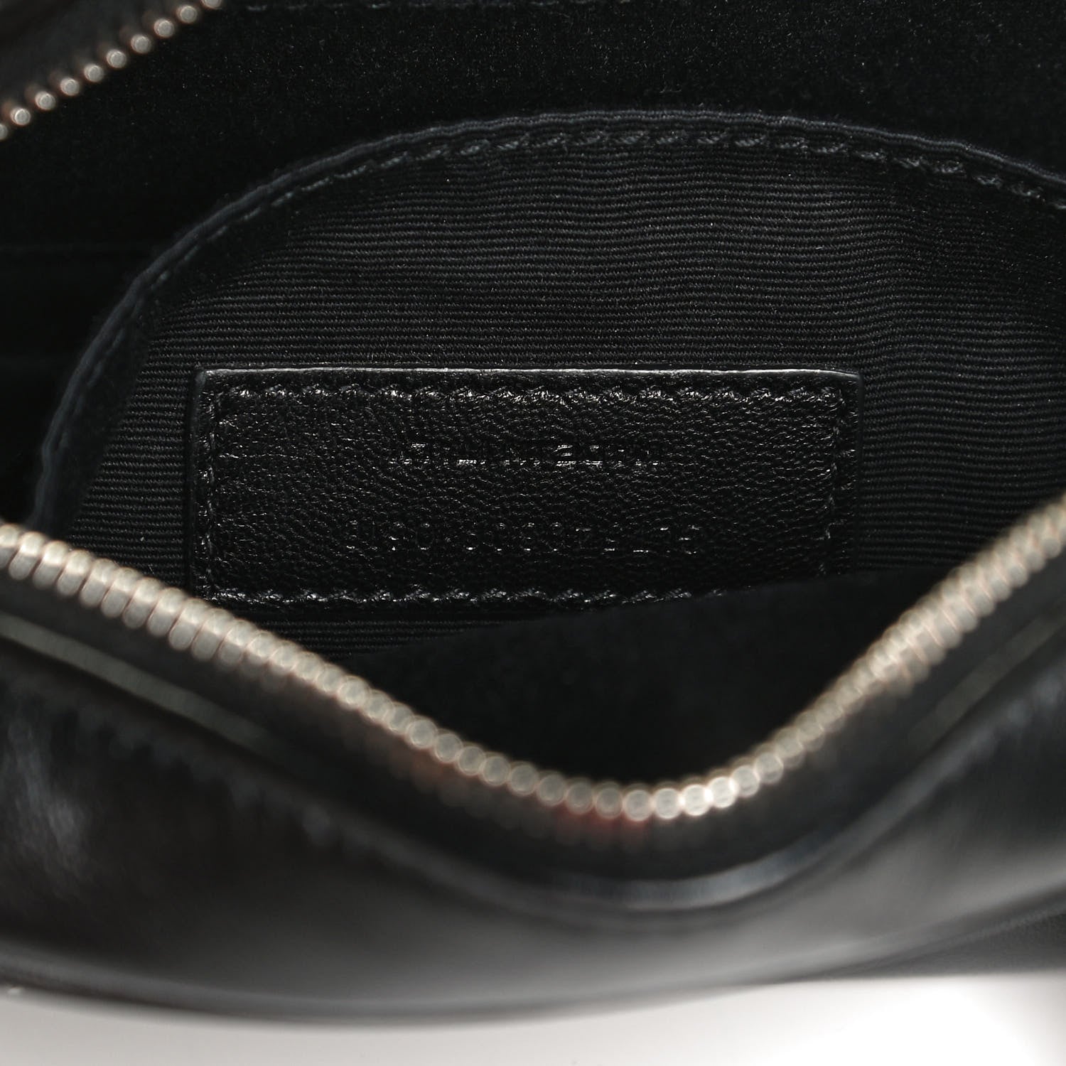 Saint Laurent Calfskin Matelasse Studded Monogram Lou Belt Bag Black 7 of 10
