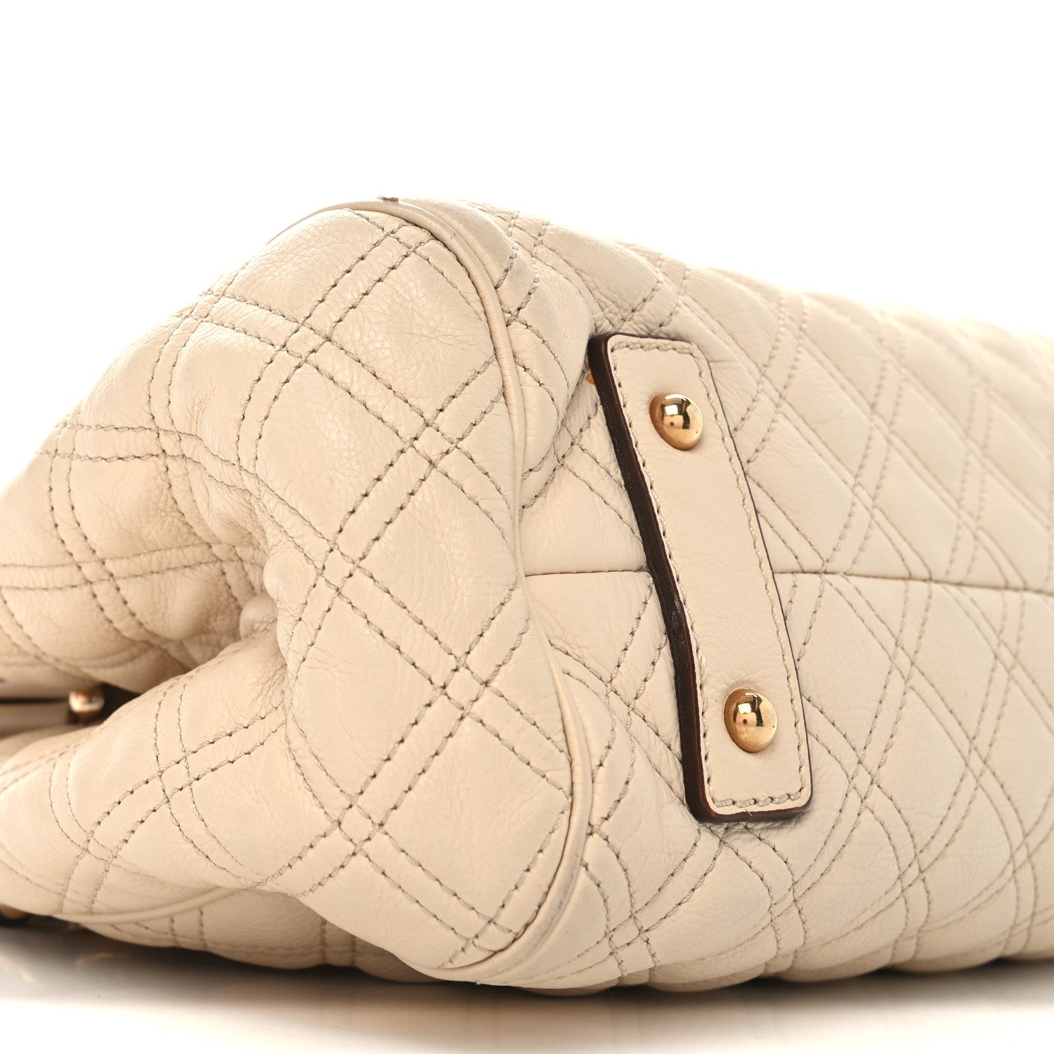 Marc Jacobs Calfskin Quilted Stam Beige 8 of 10
