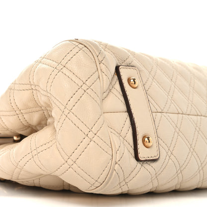 Marc Jacobs Calfskin Quilted Stam Beige 8 of 10