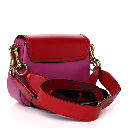 Gucci Calfskin Medium Lady Web Shoulder Bag New Rosette Hibiscus Red 2 of 10