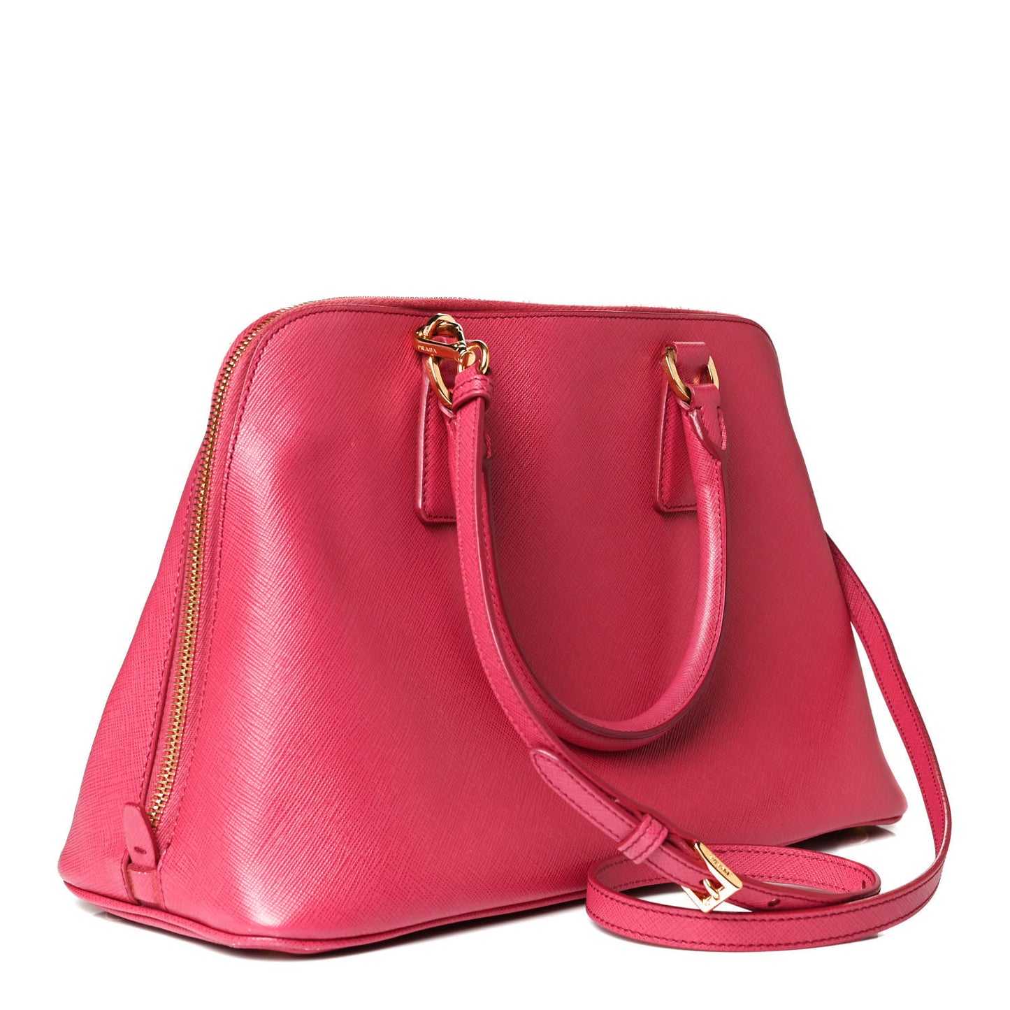 Saffiano Lux Medium Promenade Tote Peonia