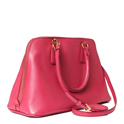 Prada Saffiano Lux Medium Promenade Tote Peonia 3 of 14