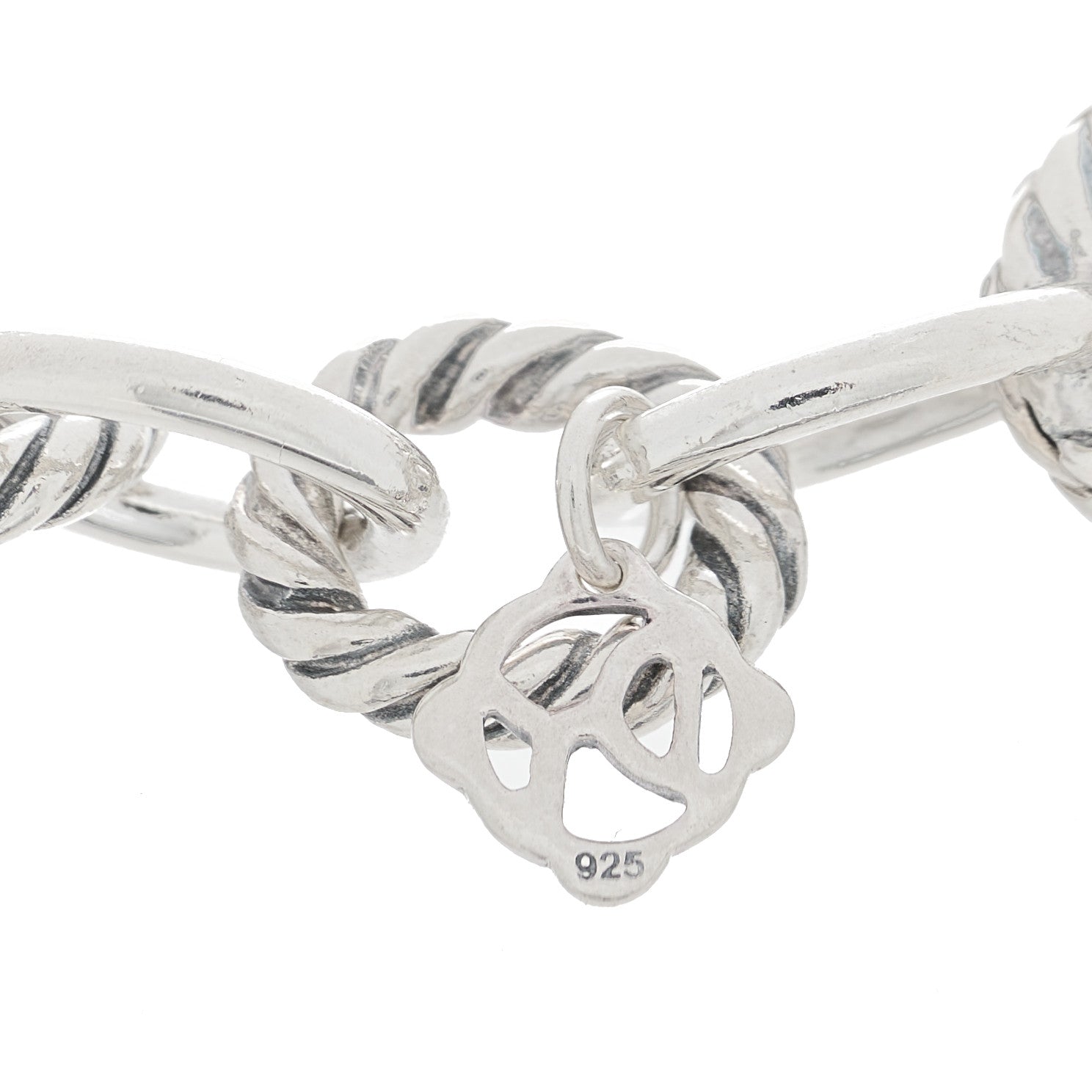 David Yurman Sterling Silver 10mm Medium Oval Link Bracelet 3 of 3