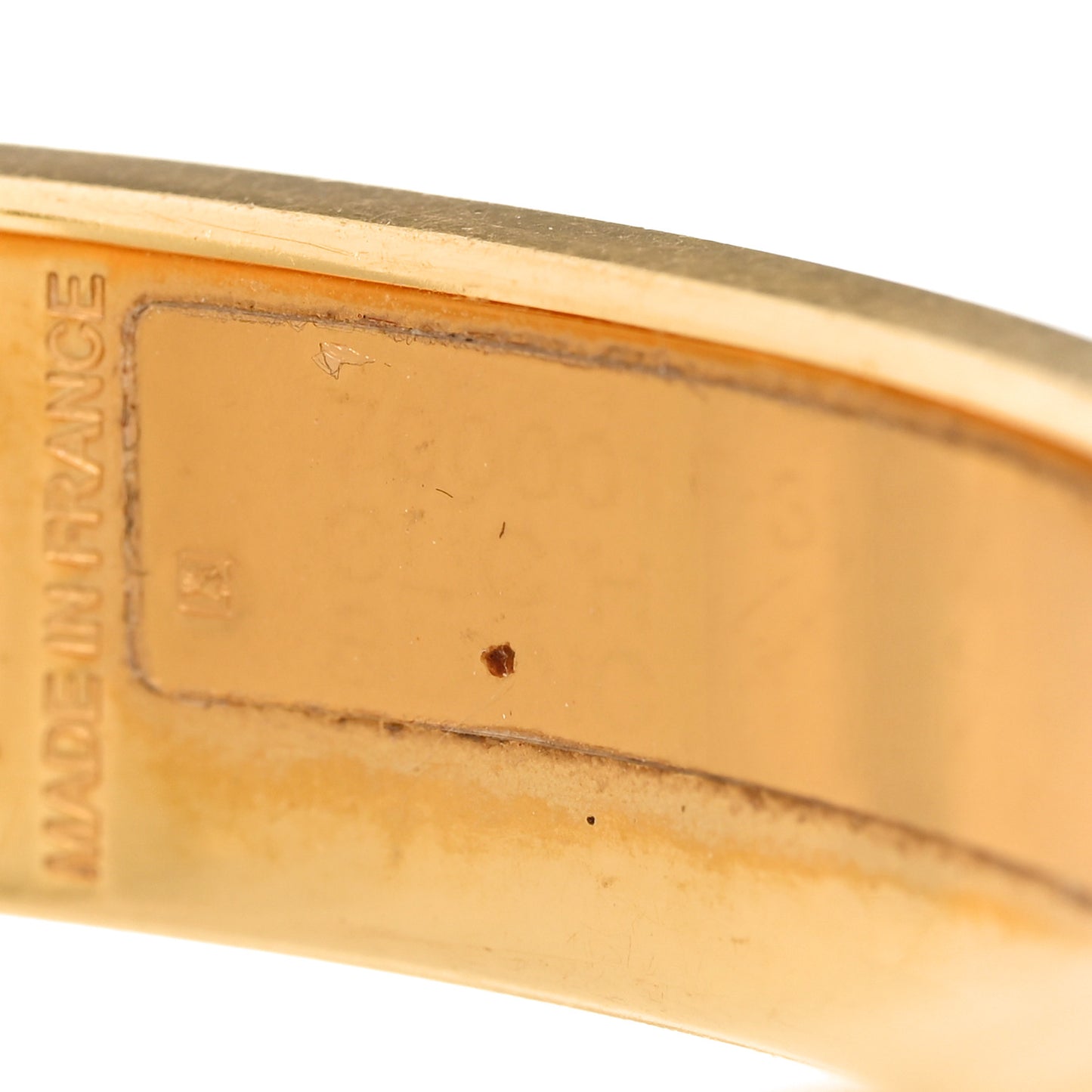 Enamel Narrow Clic Clac H Bracelet PM White