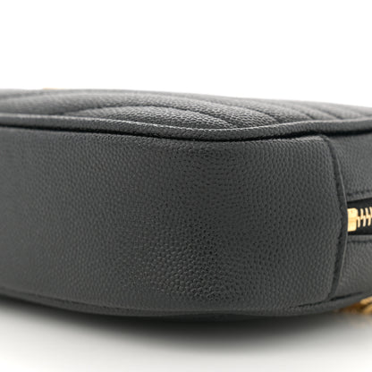 Saint Laurent Grain De Poudre Matelasse Monogram Mini Lou Camera Bag Black 10 of 10