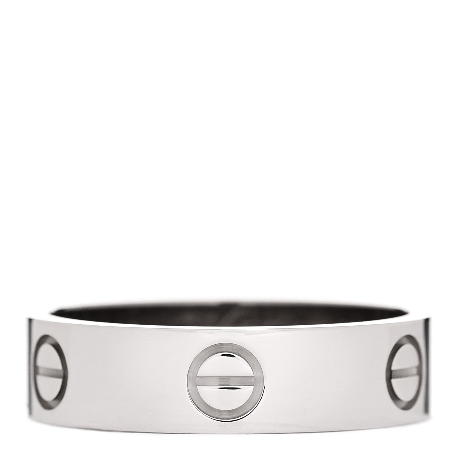 Cartier 18K White Gold 5.5mm LOVE Ring 60 9 1 of 5