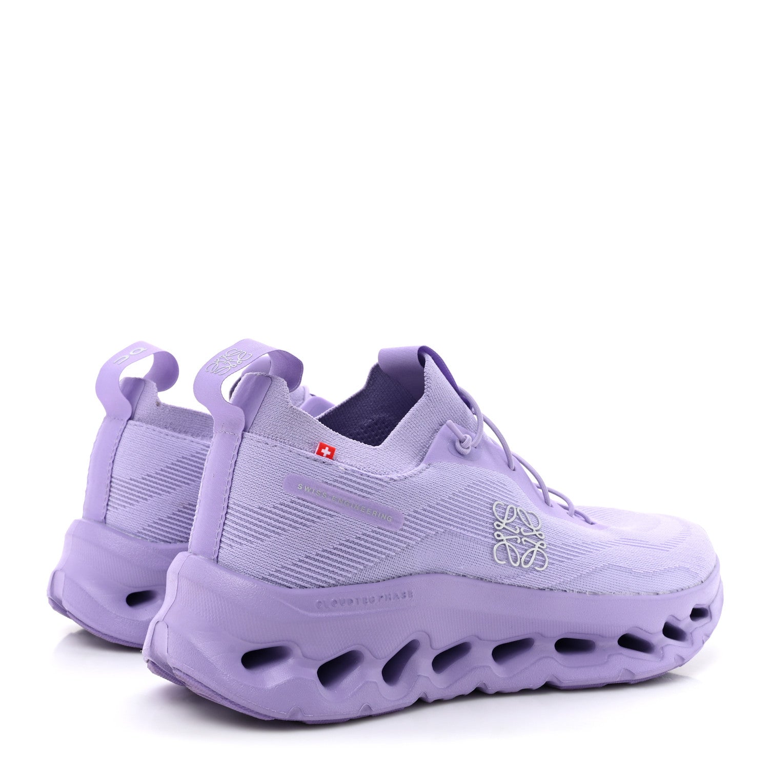 Loewe X ON Canvas Mesh Cloudtilt Sneakers 40 Purple Rose 6 of 11