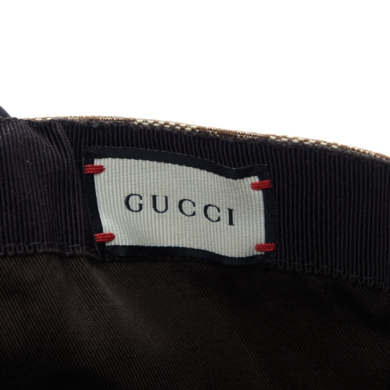 Gucci Monogram Web Baseball Hat M Beige Cocoa 6 of 6