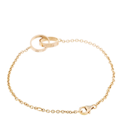 Cartier 18K Yellow Gold Interlocking LOVE Bracelet 2 of 4