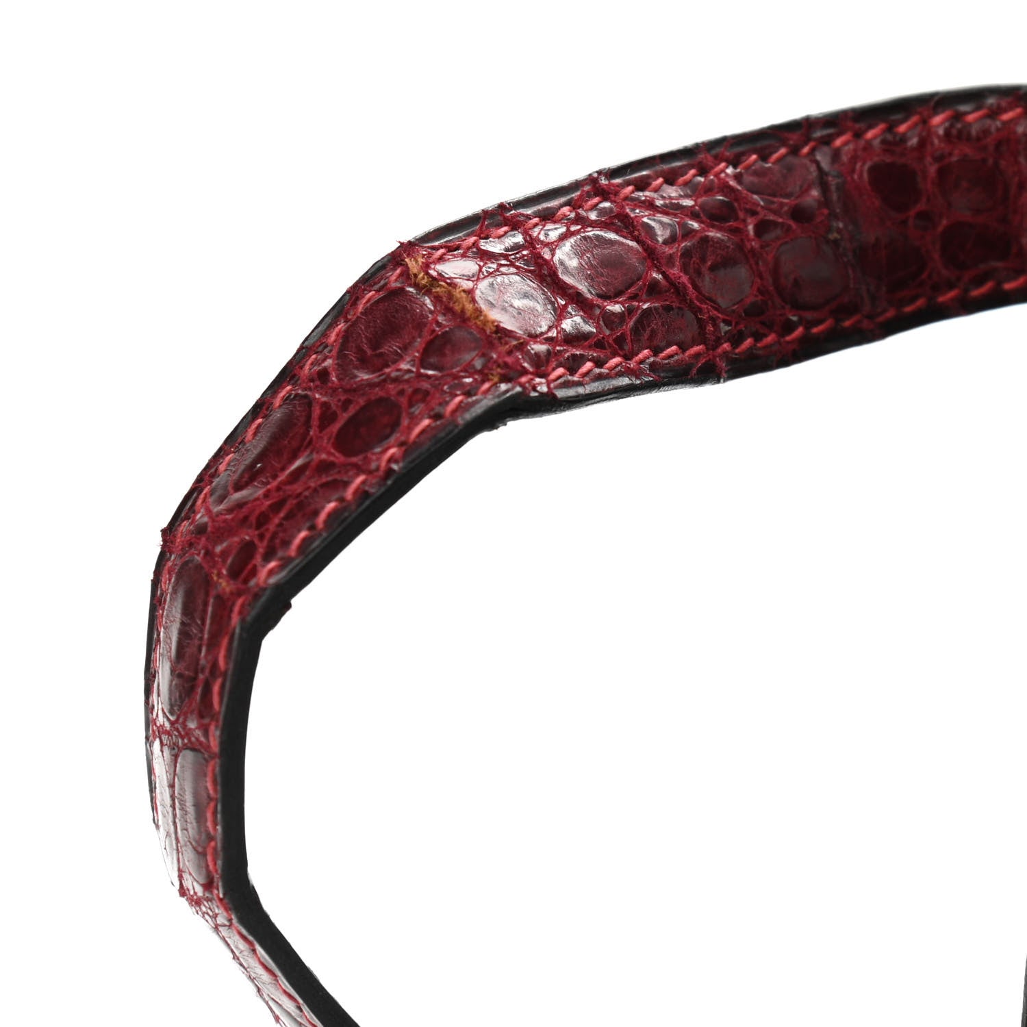 Hermes Shiny Porosus Crocodile Constance 23 Rouge H 16 of 17