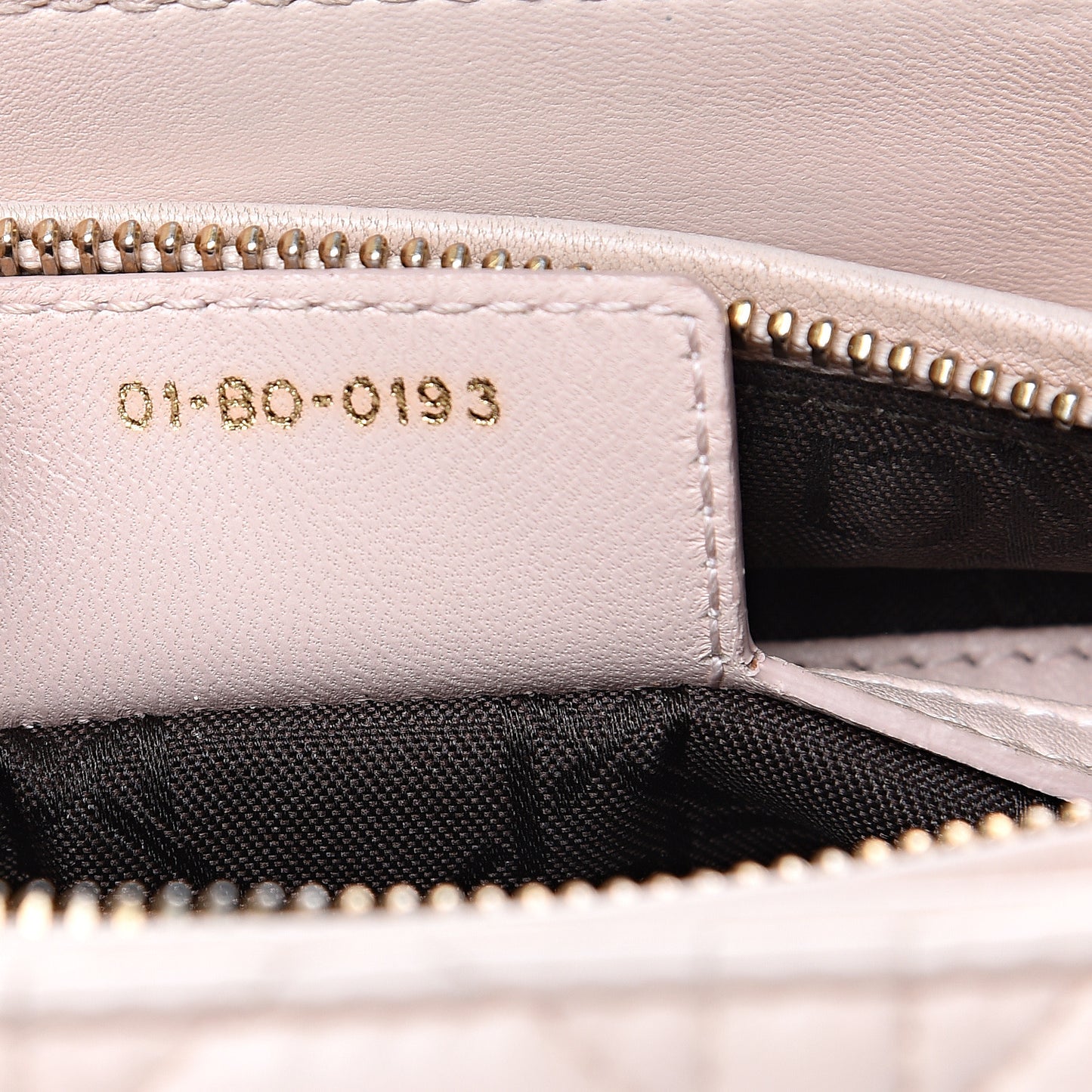 Lambskin Cannage Medium Lady Dior Light Pink
