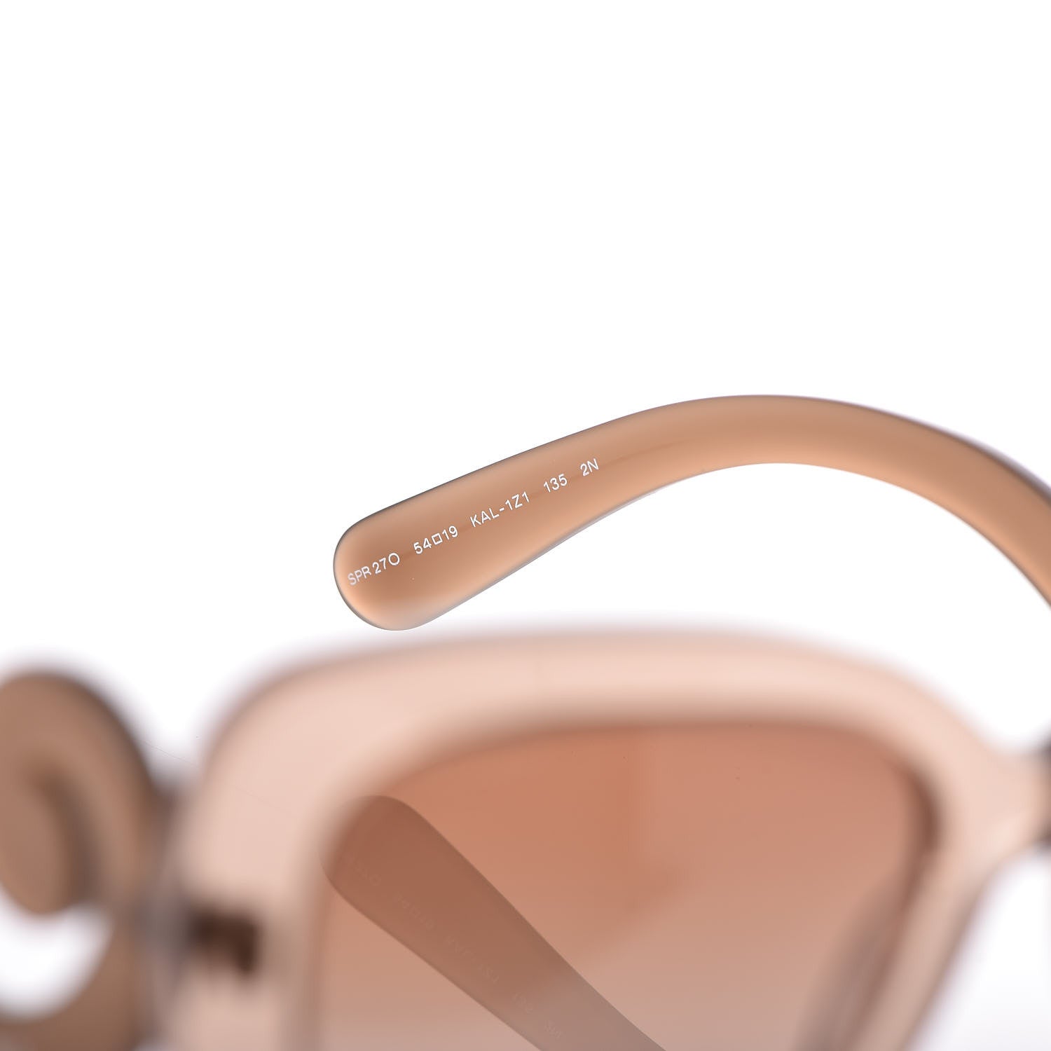 Prada Acetate Baroque Sunglasses SPR 27O Beige 5 of 7