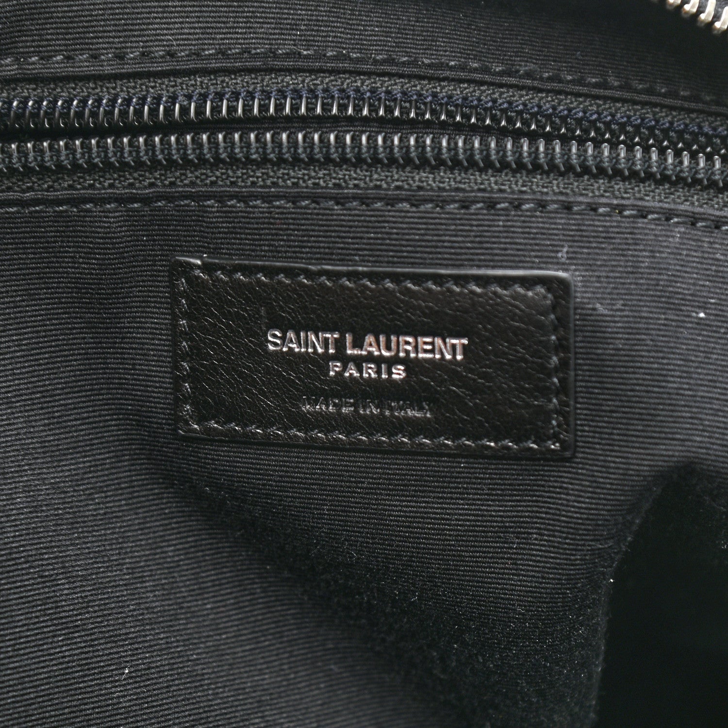 Saint Laurent Corduroy Andy Duffle Bag Black 5 of 10