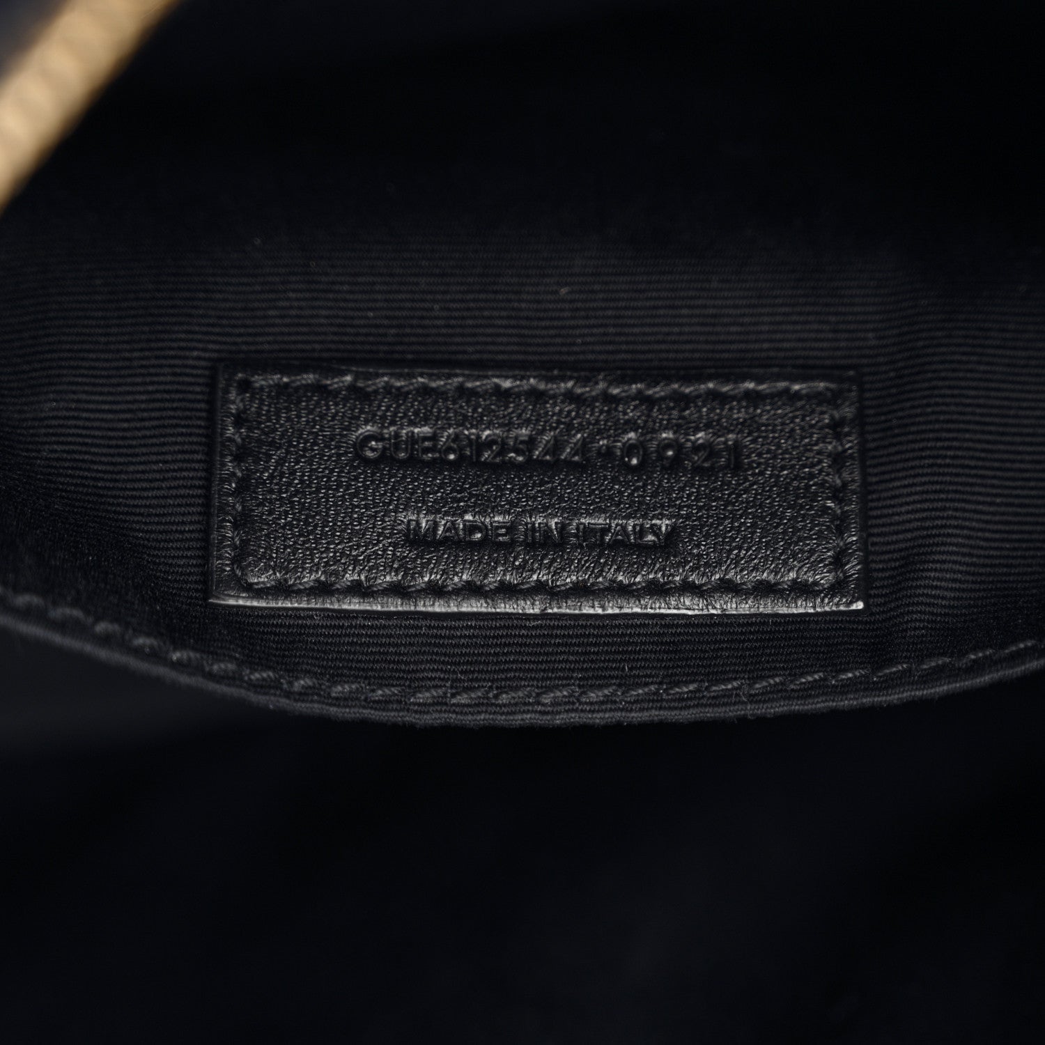 Saint Laurent Calfskin Matelasse Monogram Lou Camera Bag Navy 7 of 11