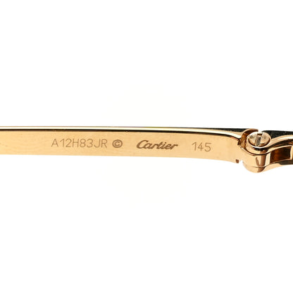 Cartier Metal Panthere De Cartier Sunglasses CT0147S Gold Red 5 of 7